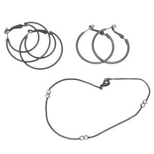 Gunmetal Jewelry Bundle Set